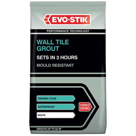 Wall tile grout mould resistant
